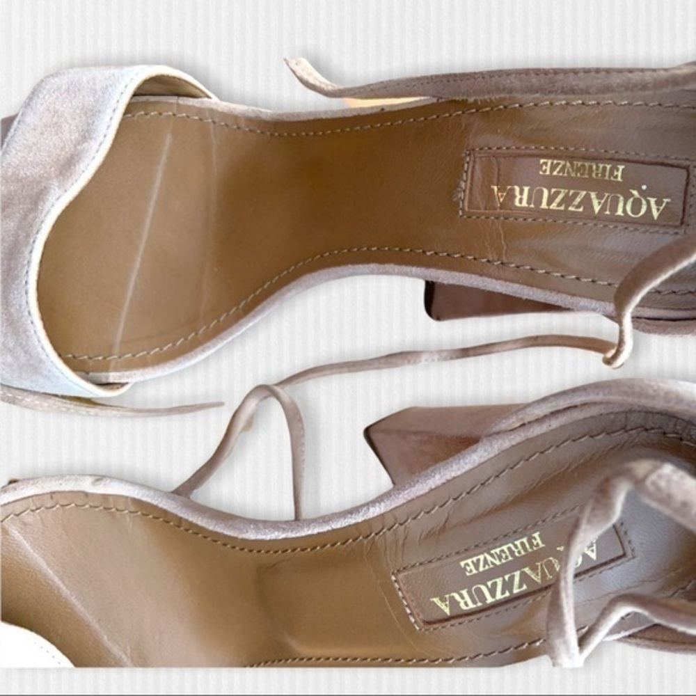 Aquazzura Suade Sandals - Picture 10 of 12
